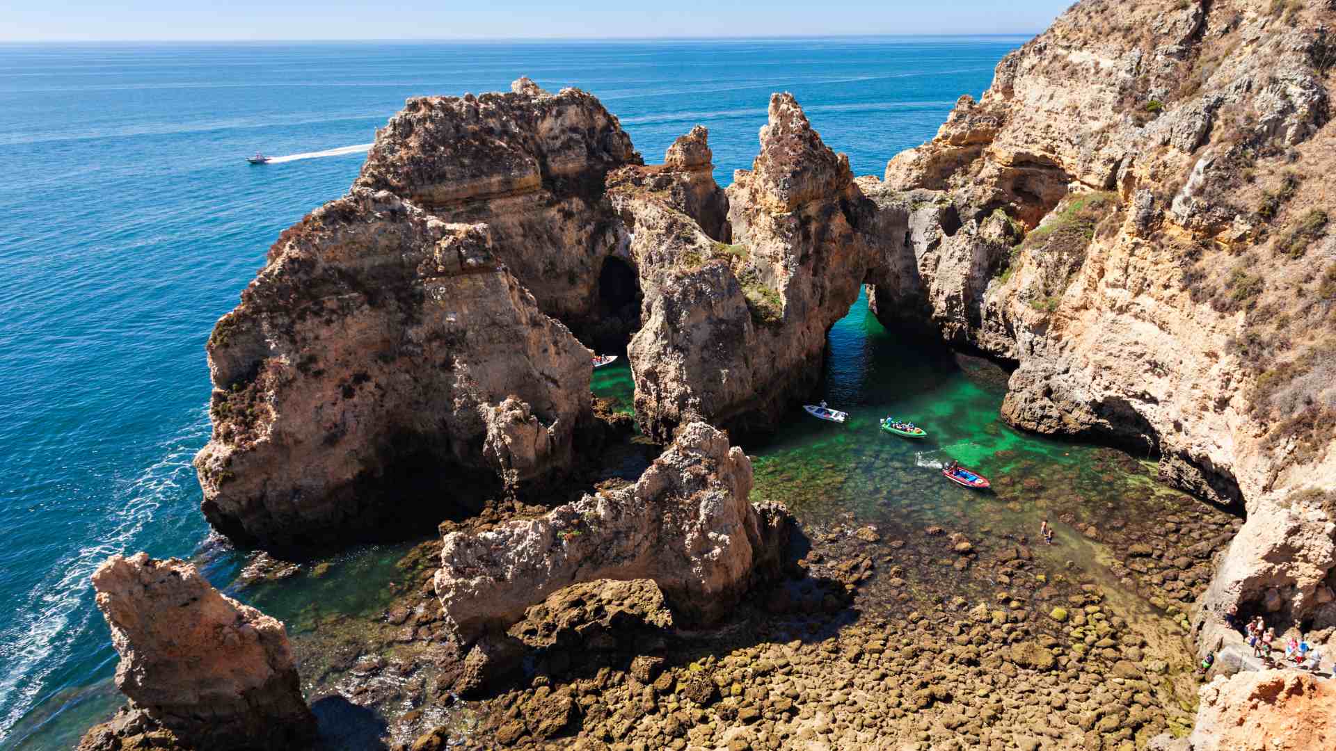 Ponta da Piedade ruta por el algarve en camper