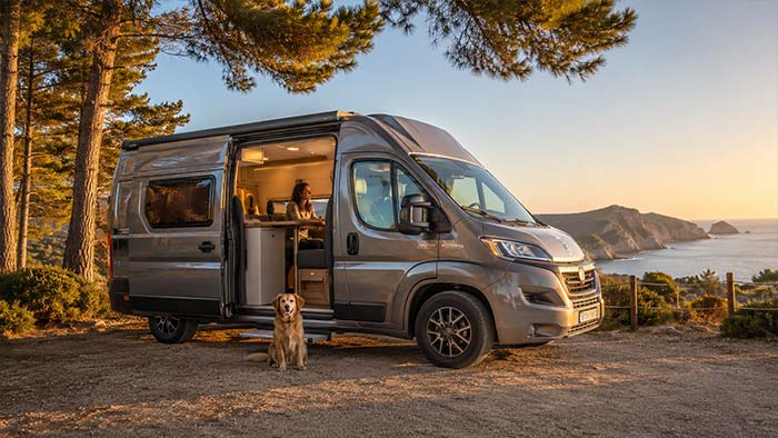 Viajar en camper con perro